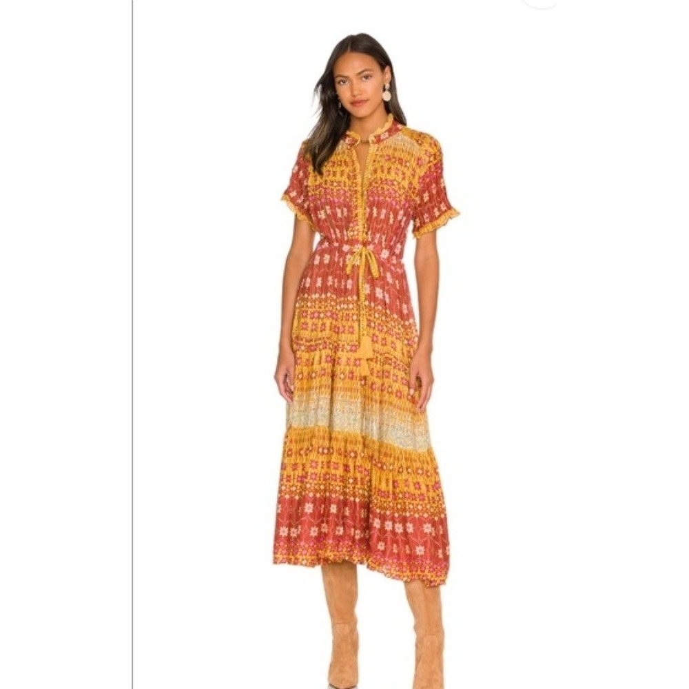 Free People Floral Rare Feelings Maxi Dress Size XS